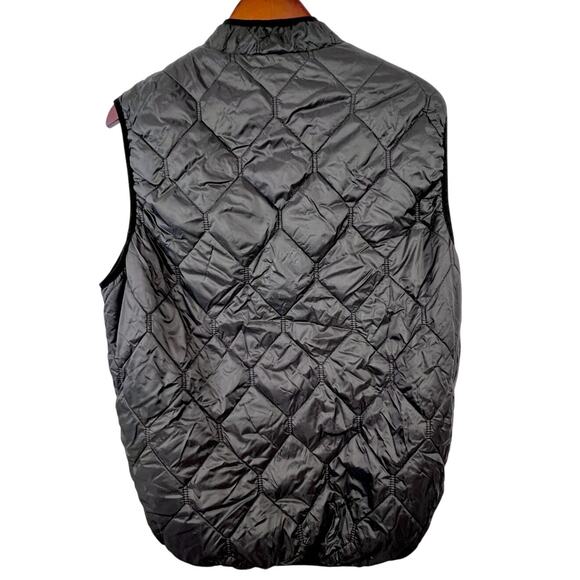 Thrasher Magazine Men's Size Large Logo Vest Jacket - Black - Picture 3 of 16